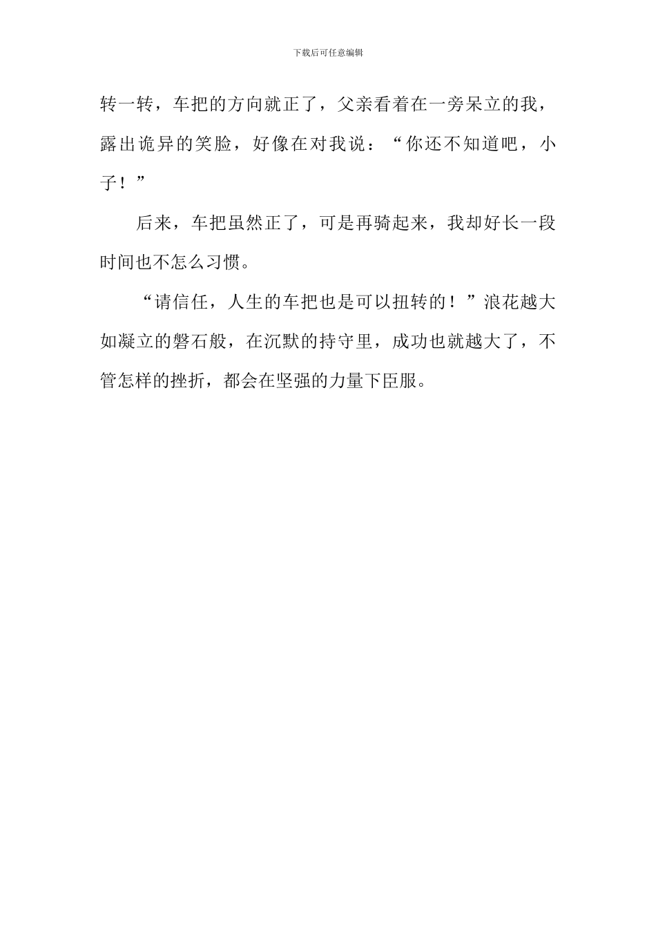 人生车把作文1000字_第3页