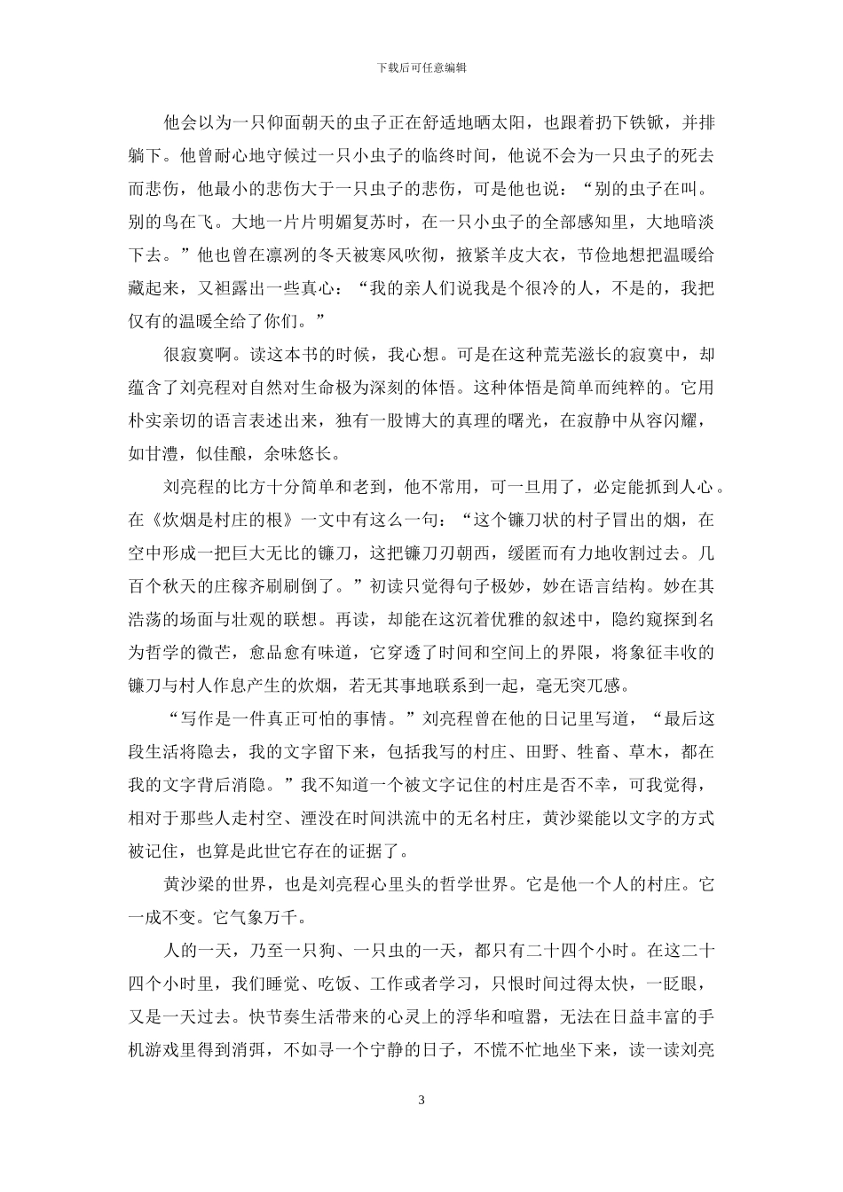 他一个人的村庄_第3页