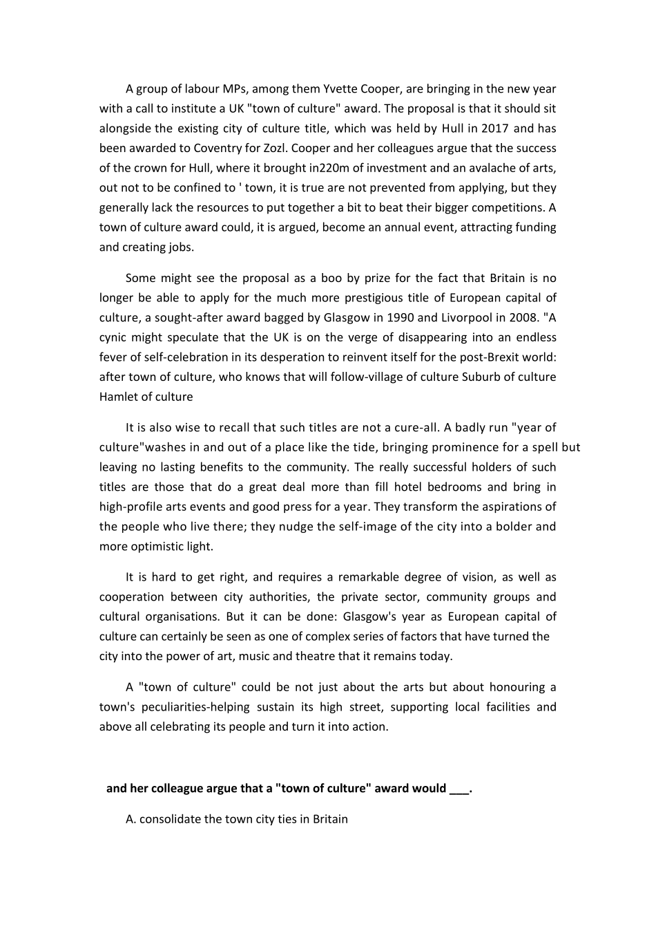 2020年考研英语一真题及答案_第3页