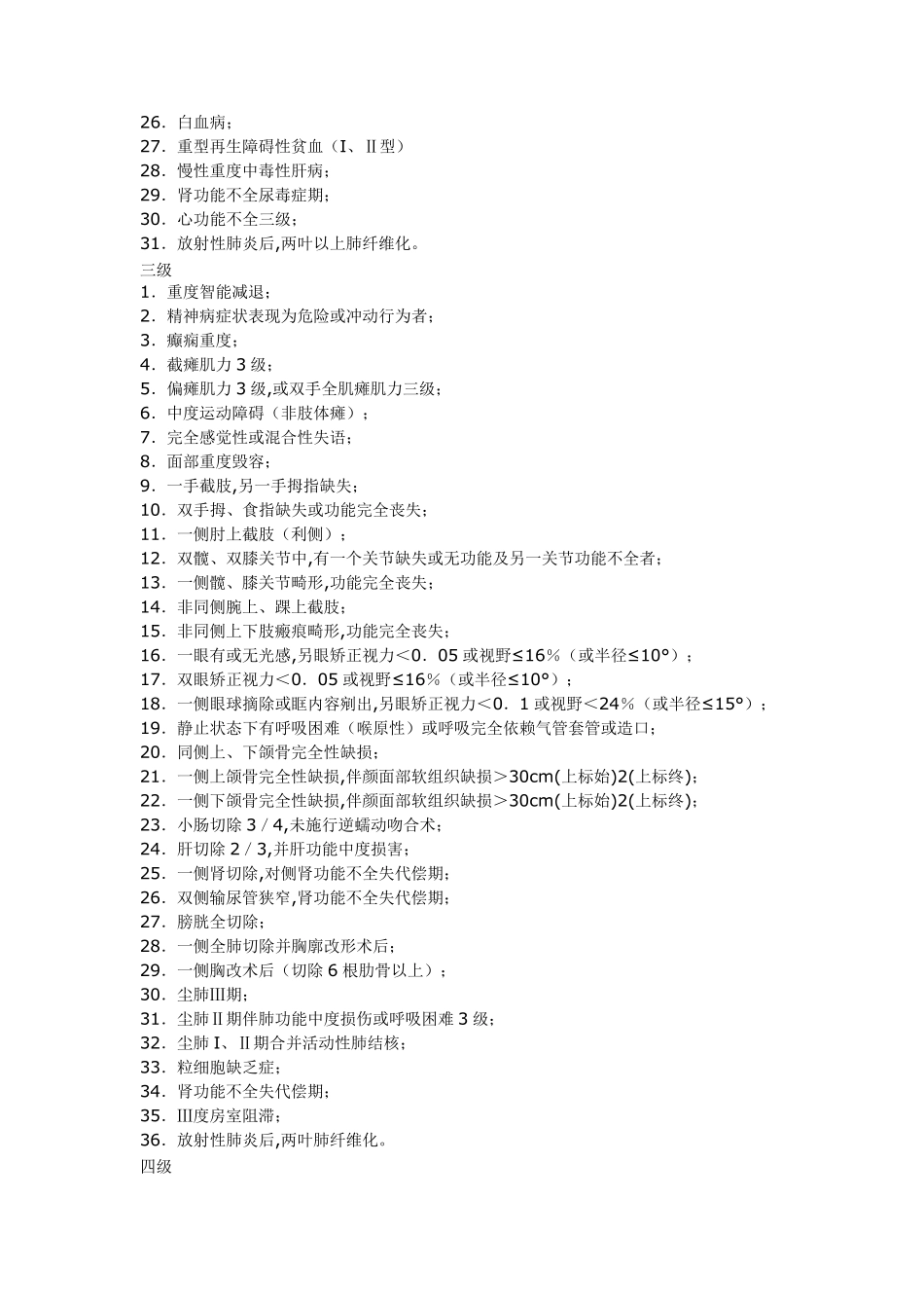 2020年职工工伤与职业病致残程度鉴定标准[工伤医疗]_第2页