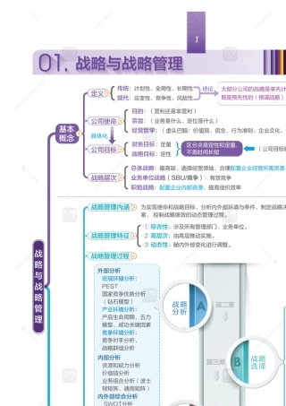2020椰子cpa战略思维导图高清