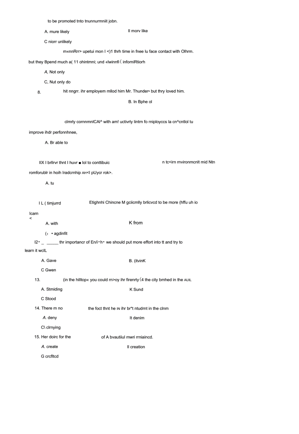 2021国家开放大学电大本科《管理英语4》期末试题及答案(试卷号：1389)._第3页