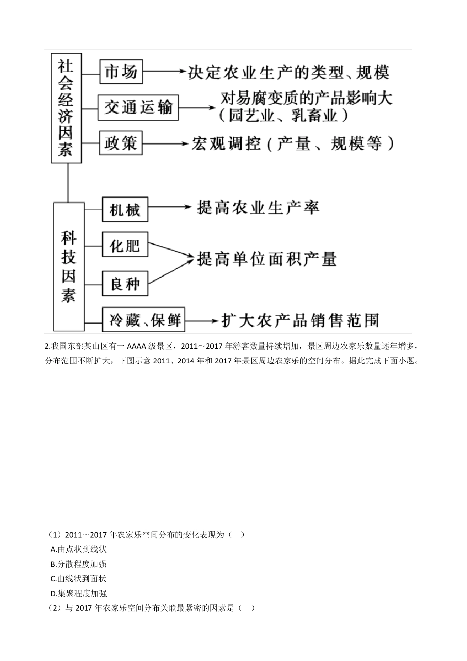 2021年高考地理真题试题(河北卷)(word版,含答案与解析)_第2页