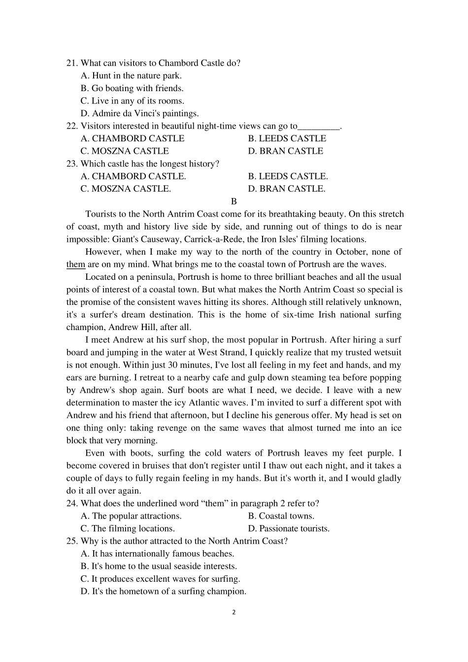 2021广州高三英语二模(校对版)_第2页