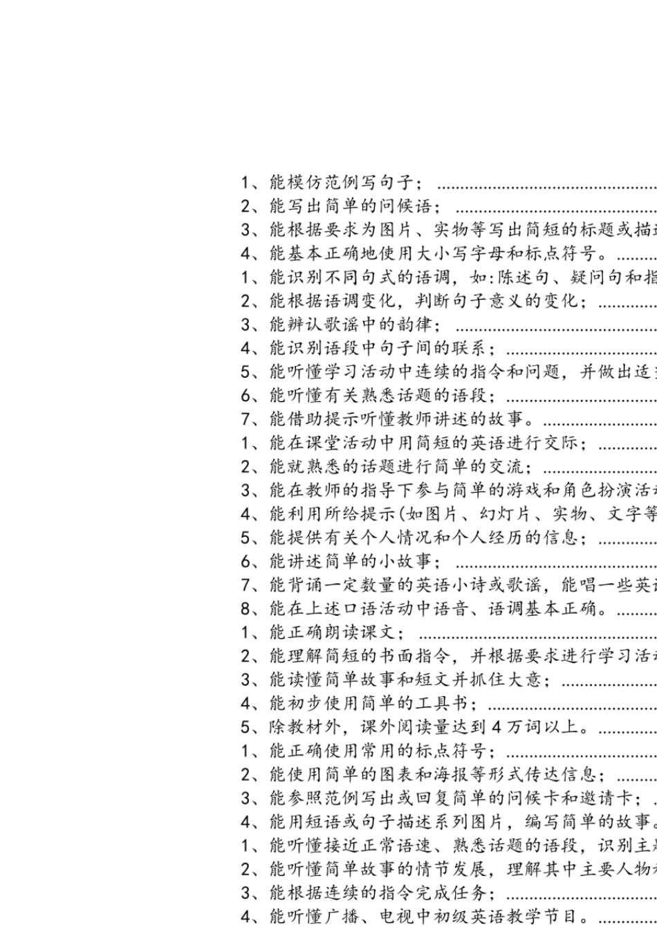 2021版《小学英语新课程标准》(含新增和修订部分)_第2页