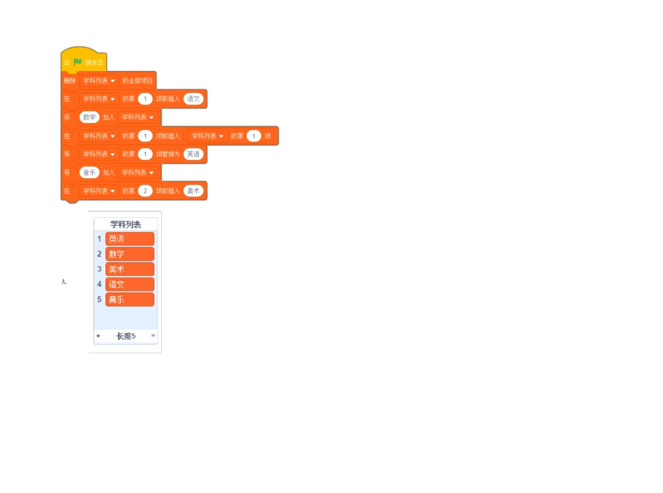 2022.06全国青少年软件编程(图形化)scratch等级考试试卷(四级)_第3页