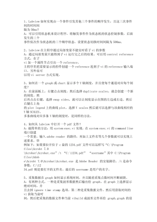 LabVIEW常见的79个问题解析