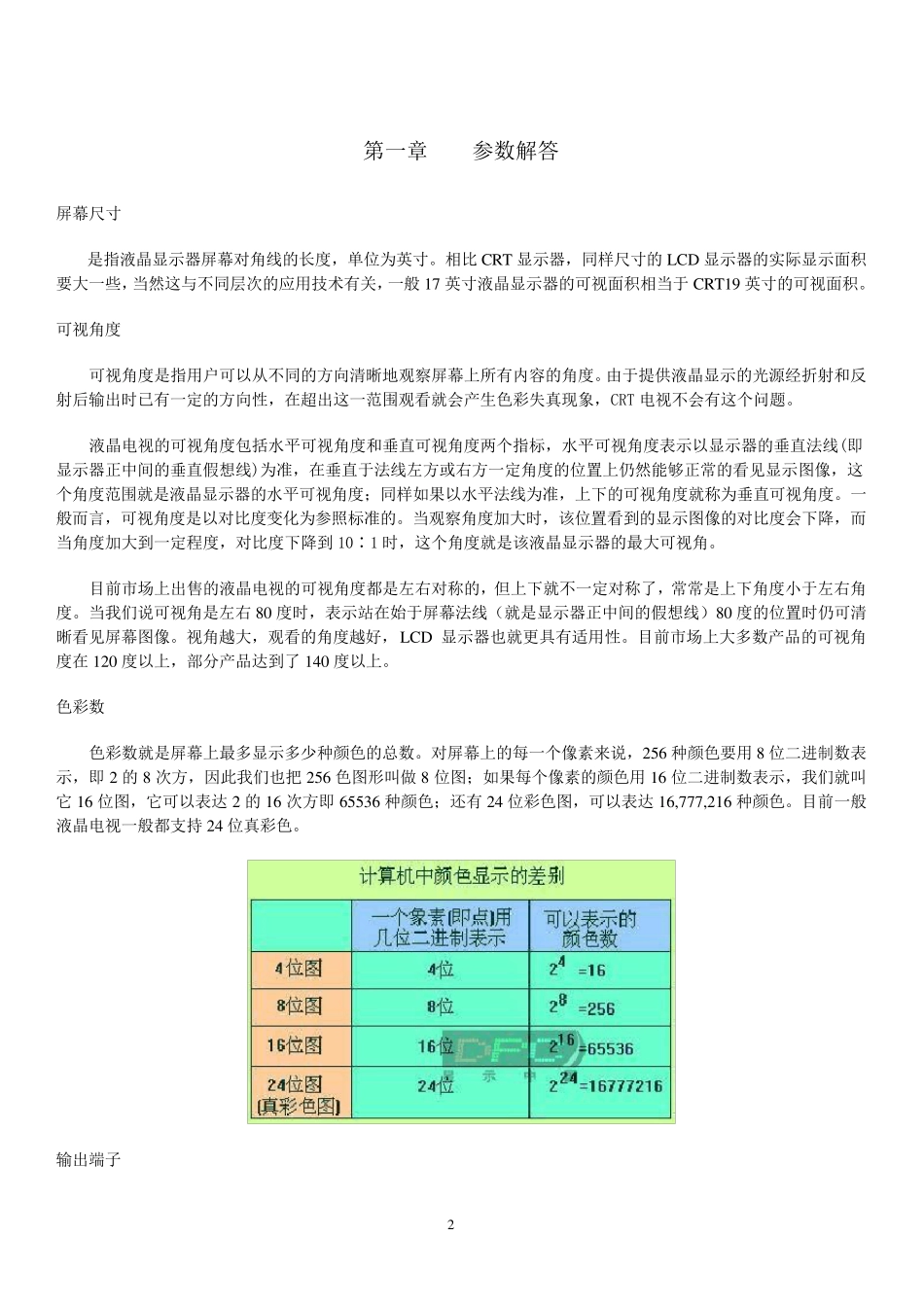 LCD液晶显示器基础知识_第2页