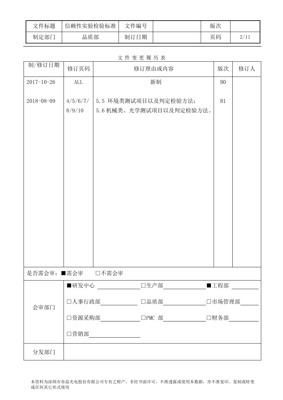 LCM信赖性测试项目以及判定标准_第2页