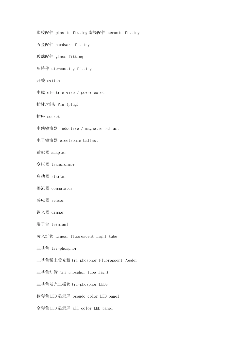 Led_灯的专业英语词汇_第3页