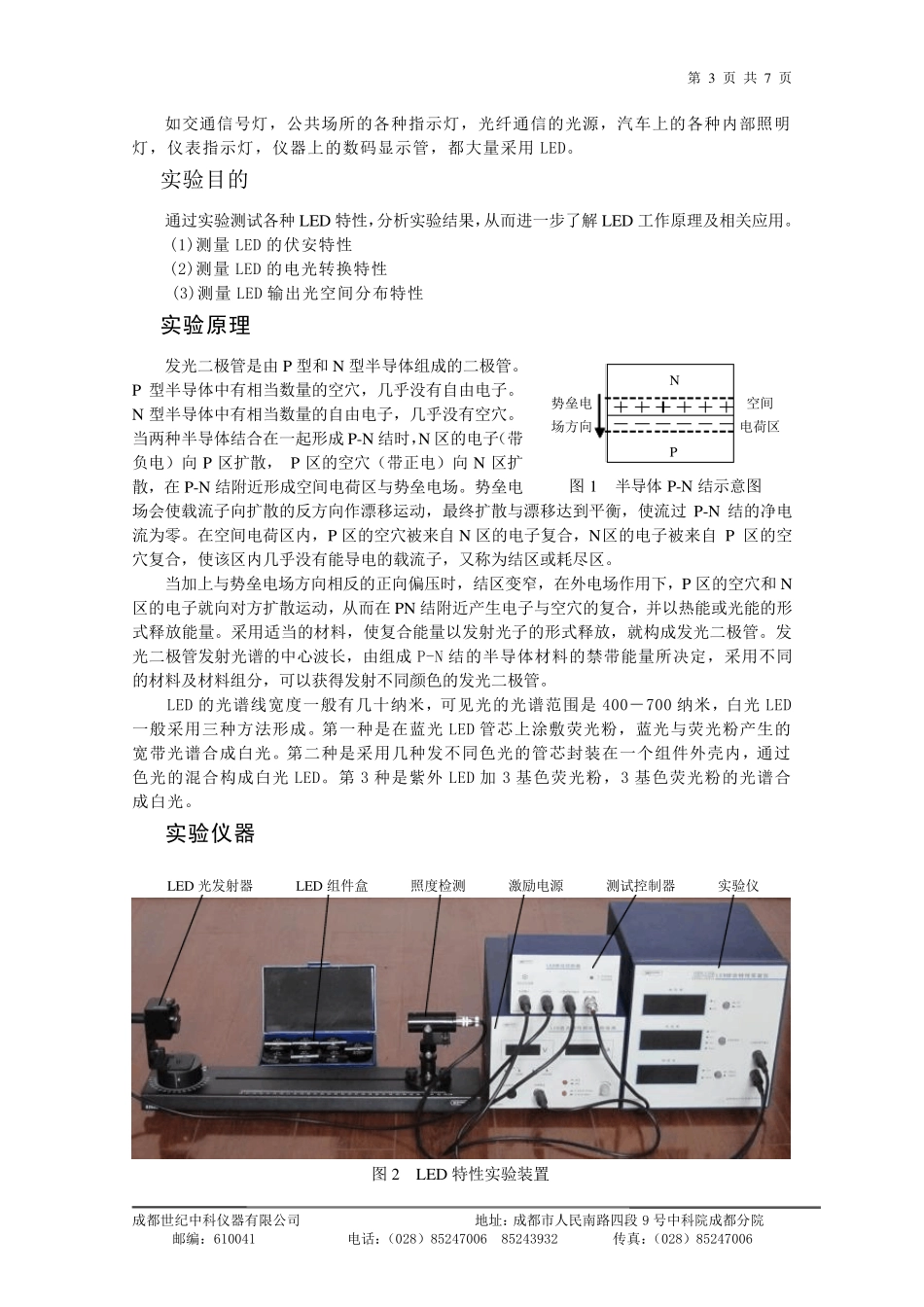 LED_综合特性实验仪实验指导书_第3页
