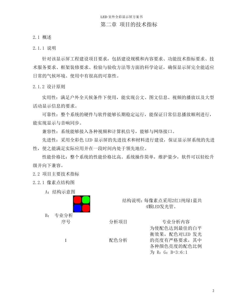 LED显示屏技术方案_第2页