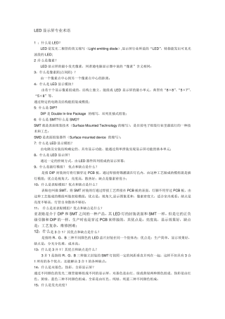 LED显示屏技术资料及常见故障解决方法