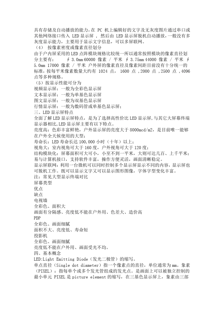 led显示屏的规格计算尺寸_第2页