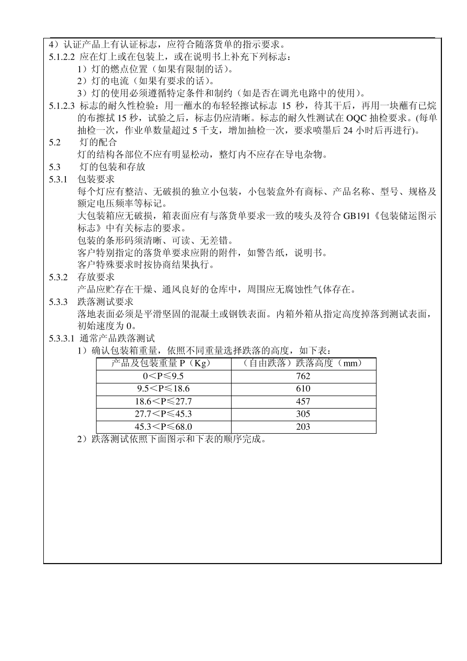 LED灯成品检验标准_第3页