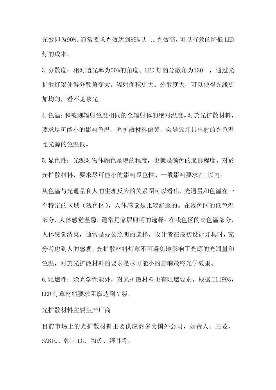 LED灯罩用料选材光扩散PC_第3页
