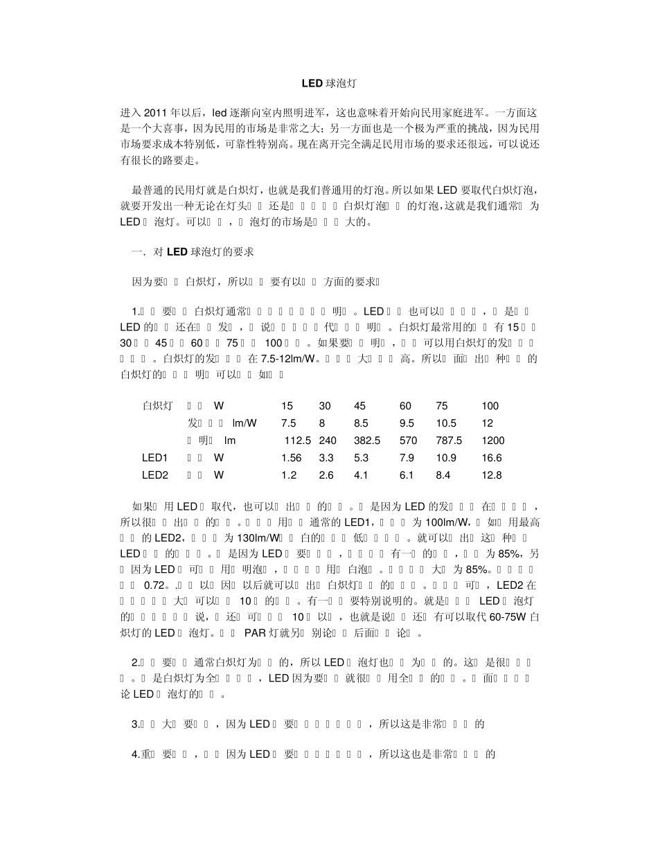LED球泡灯_第1页