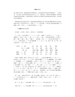 LED球泡灯