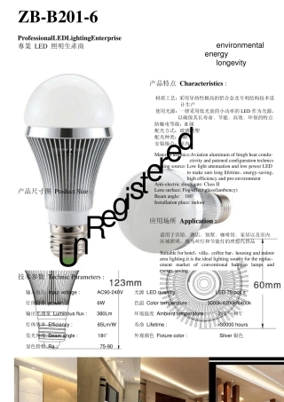 LED球泡灯系列说明书