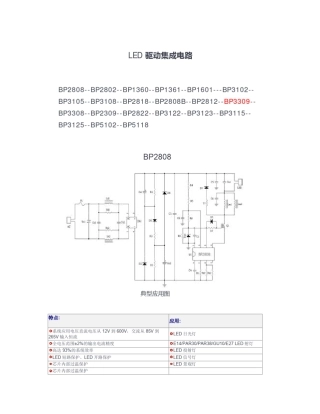LED驱动电路典型应用