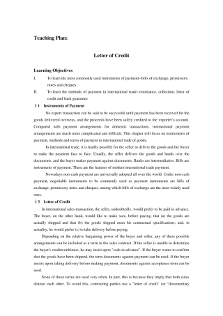 LetterofCredit教案