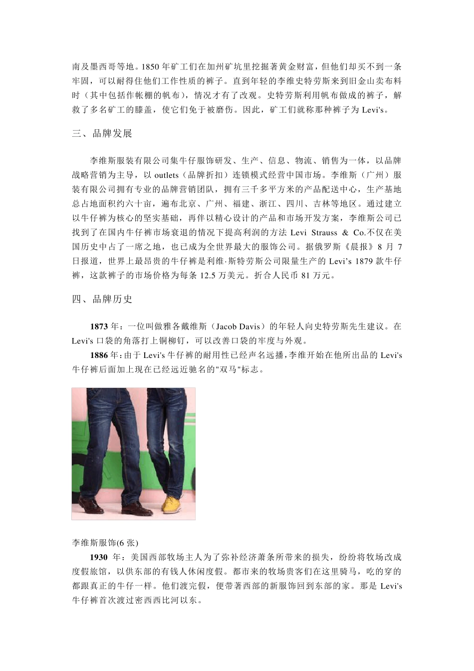 Levi‘s品牌分析_第2页