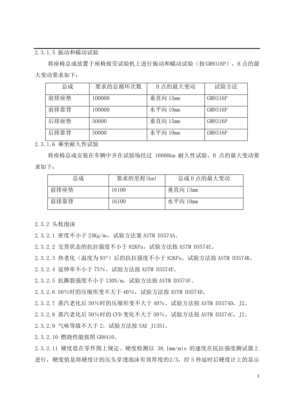 LG1座椅总成技术条件_第3页