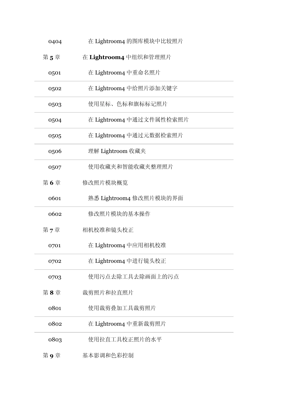 Lightroom4基础视频教程目录+教程介绍_第2页