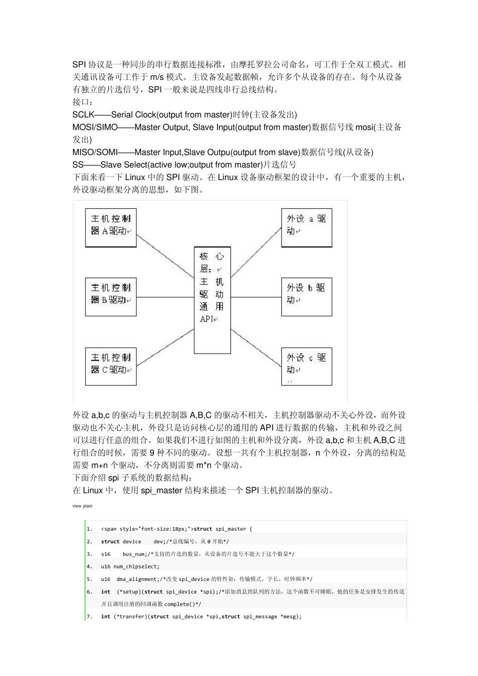 linuxSPI驱动框架源码分析_第1页