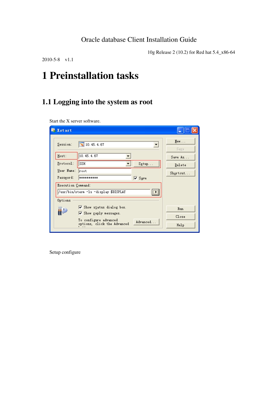 linux下oracle10g客户端安装v1.3_第1页