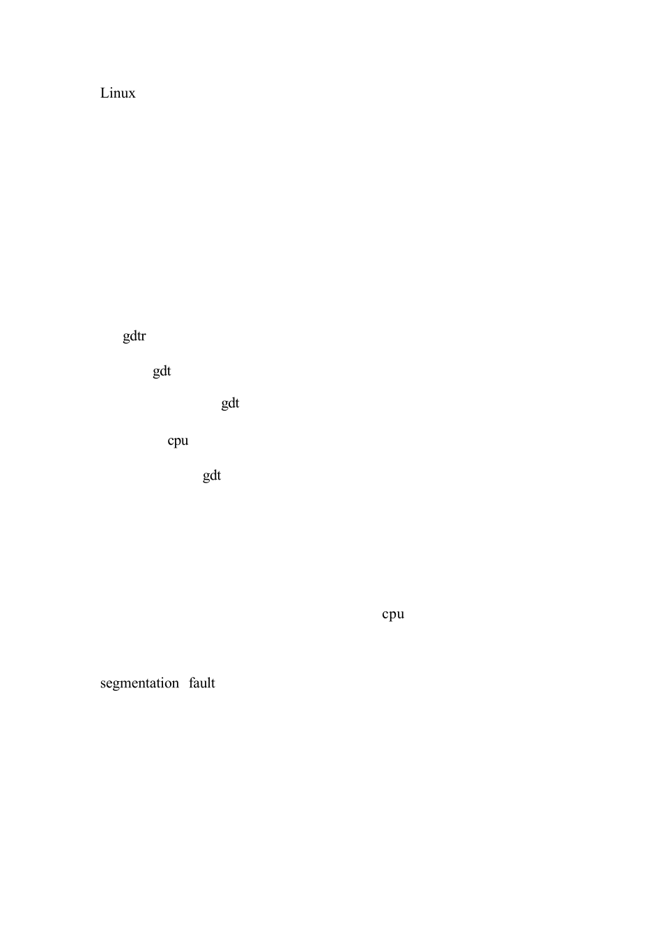 Linux下segmentfault的调试_第1页
