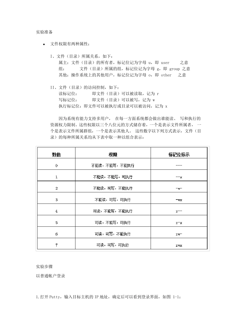 Linux文件权限管理实验_第2页