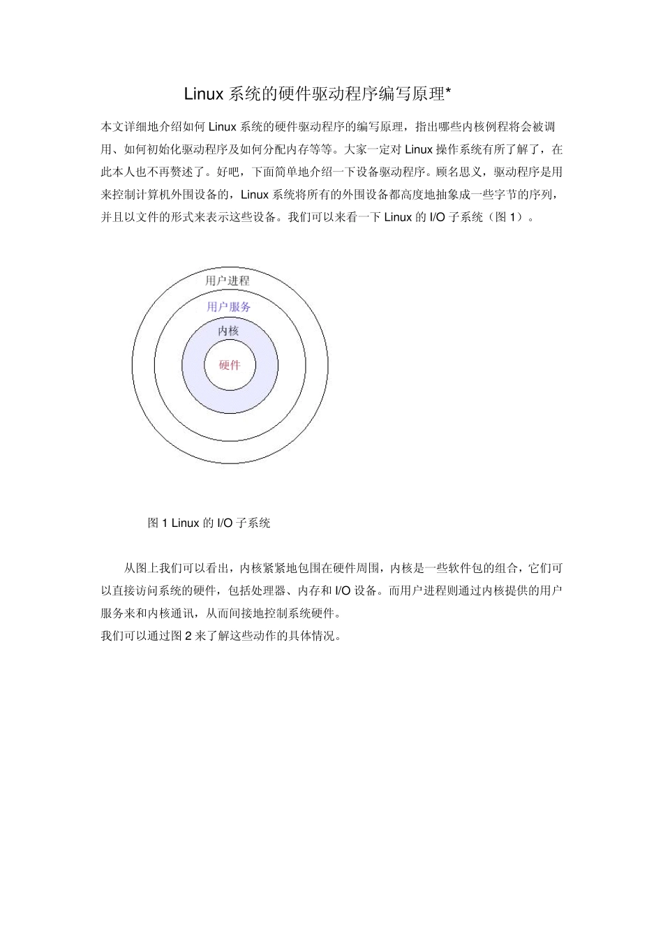 Linux系统的硬件驱动程序编写原理_第1页
