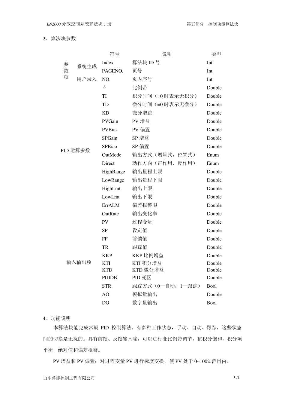 LN2000分散控制系统算法块手册5控制功能_第3页