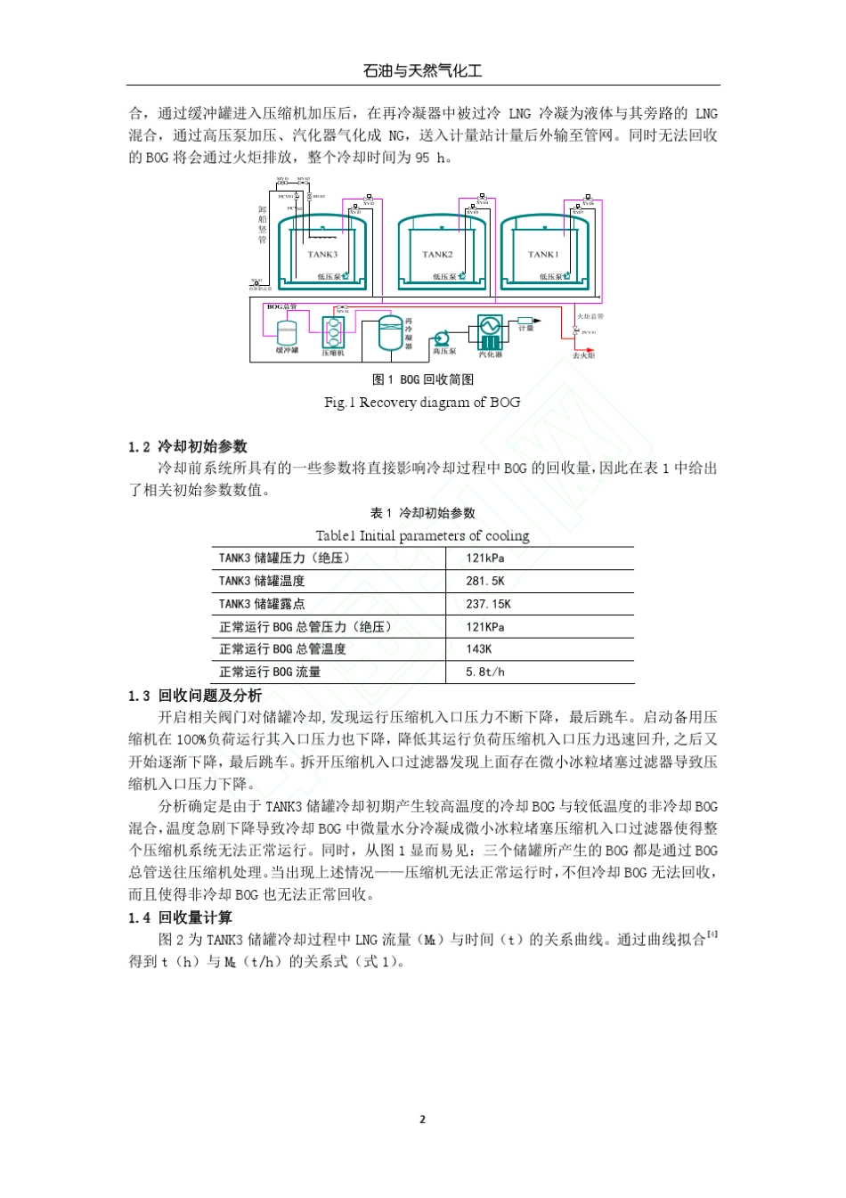 LNG储罐冷却过程中BOG回收量研讨_第2页