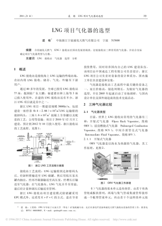 LNG项目气化器的选型_裘栋