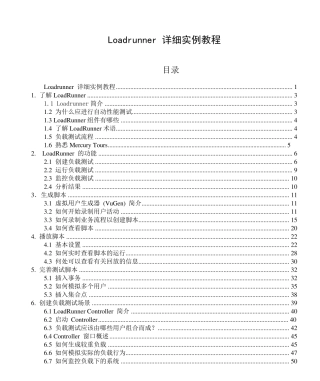 Loadrunner详细实例教程