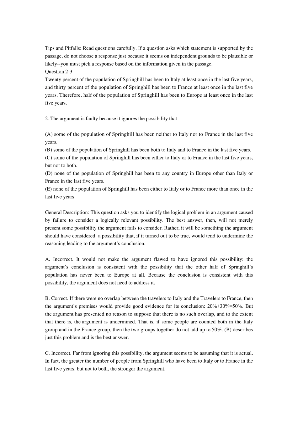 LSAT_CR(9702)_真题详解(官方解释)_第2页