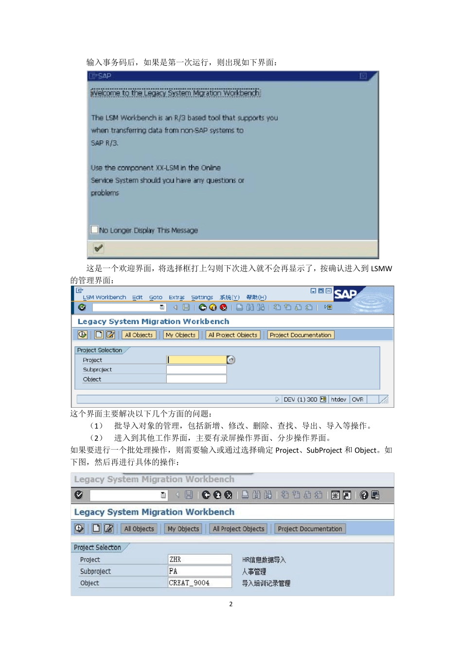 LSMW批量导入操作手册_第2页