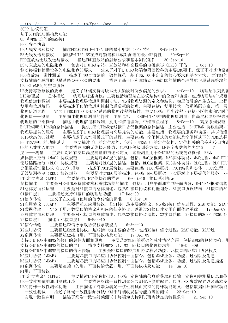 LTE协议表_第3页