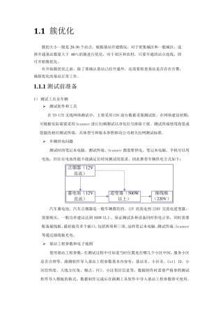 LTE学习总结簇优化基本方法