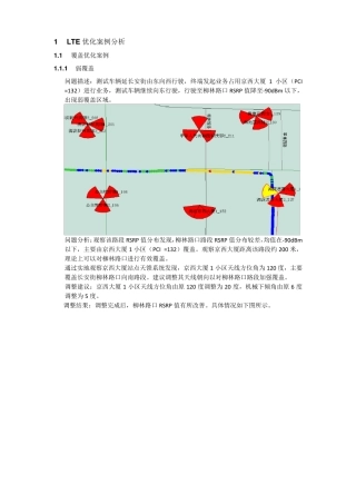 LTE网络优化经典案例重要