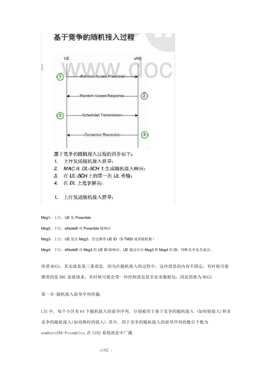 LTE随机接入过程详解(竞争与非竞争)_第2页