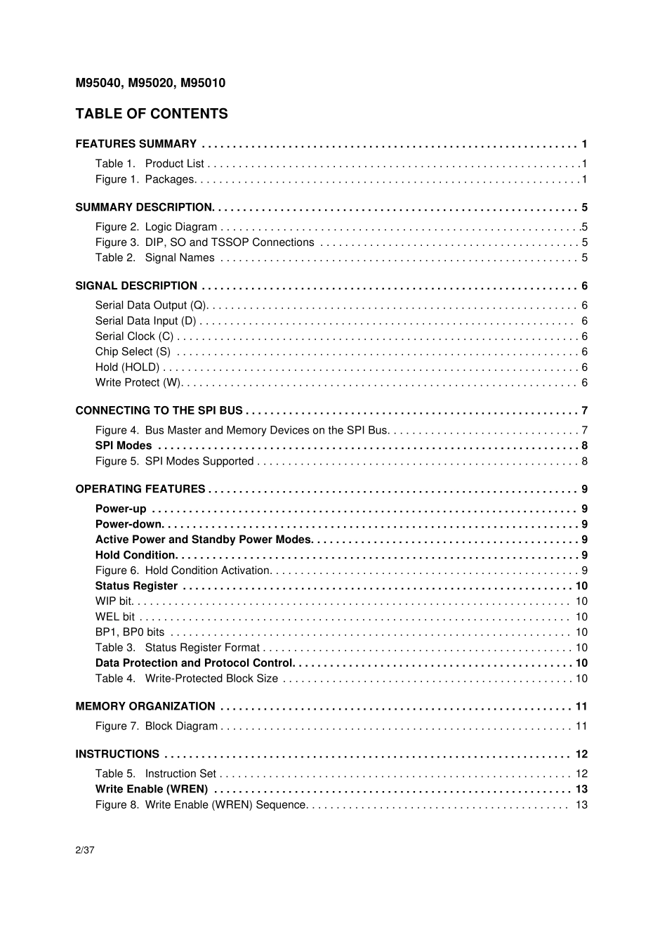 M95010M95020M95040存储芯片手册免费下载_第2页