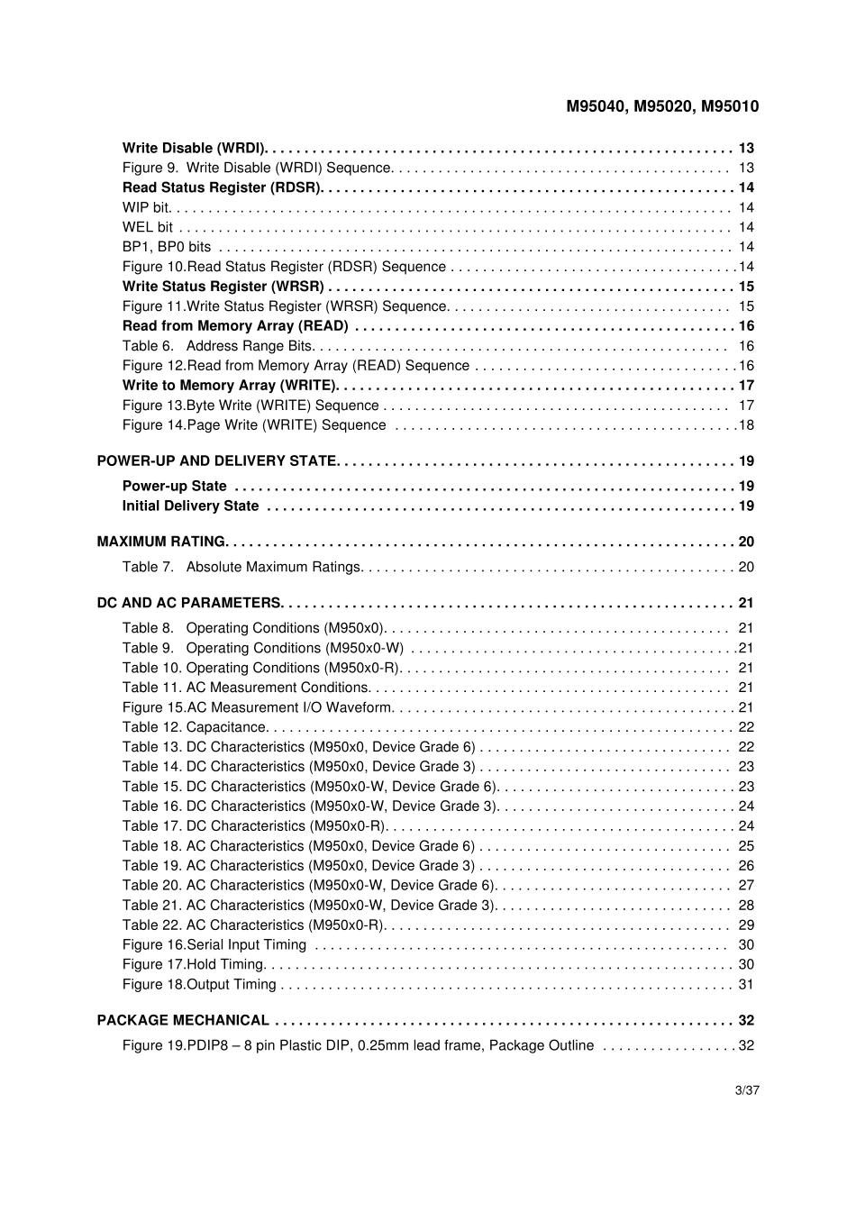 M95010M95020M95040存储芯片手册免费下载_第3页