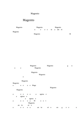 Magento模块开发教程