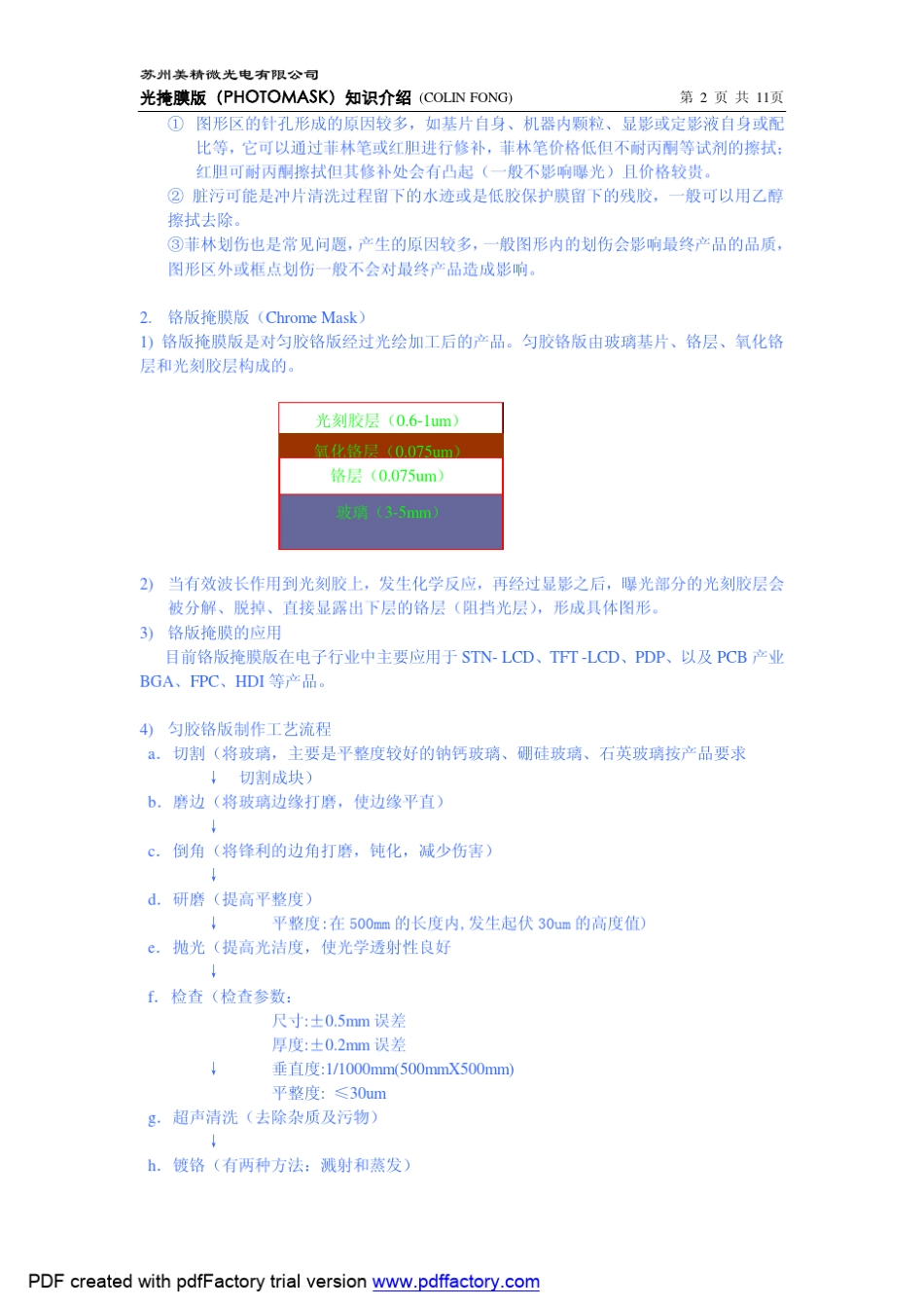 MASK工艺介绍_第2页