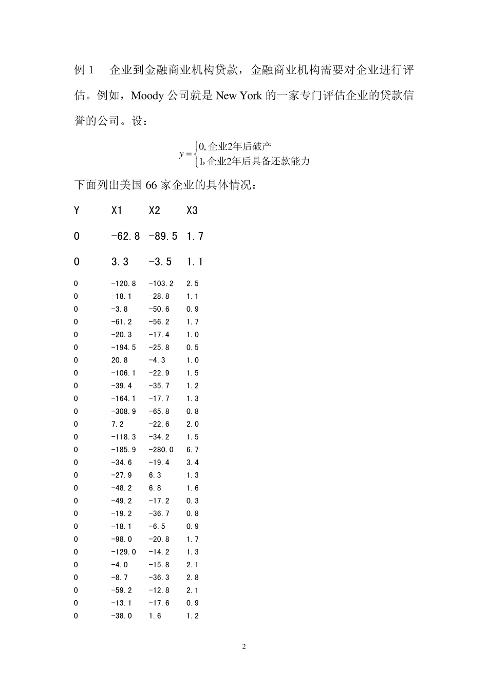 Matlab与Logistic回归_第2页