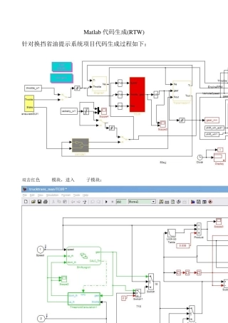 Matlab代码生成(RTW)