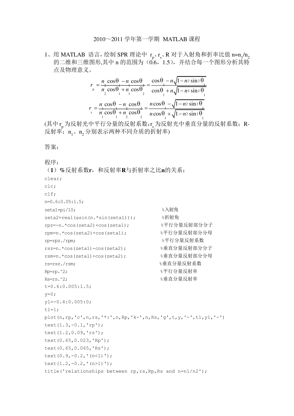 matlab对菲涅尔公式画图_第1页